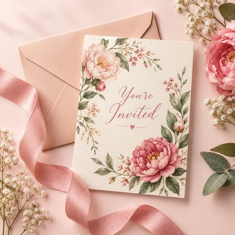 AI-created example of Editable Invitations